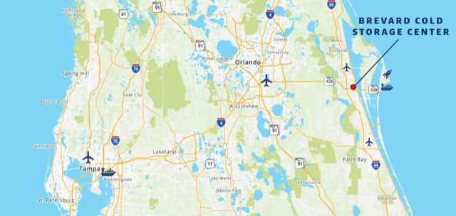 Brevard Cold Storage Center Grissom Parkway and Industry Road: Brevard Cold Storage Center @ Grissom Parkway and Industry Road, Cocoa, FL 32927